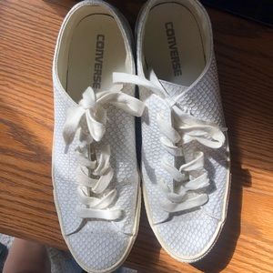 Converse snakeskin sneakers